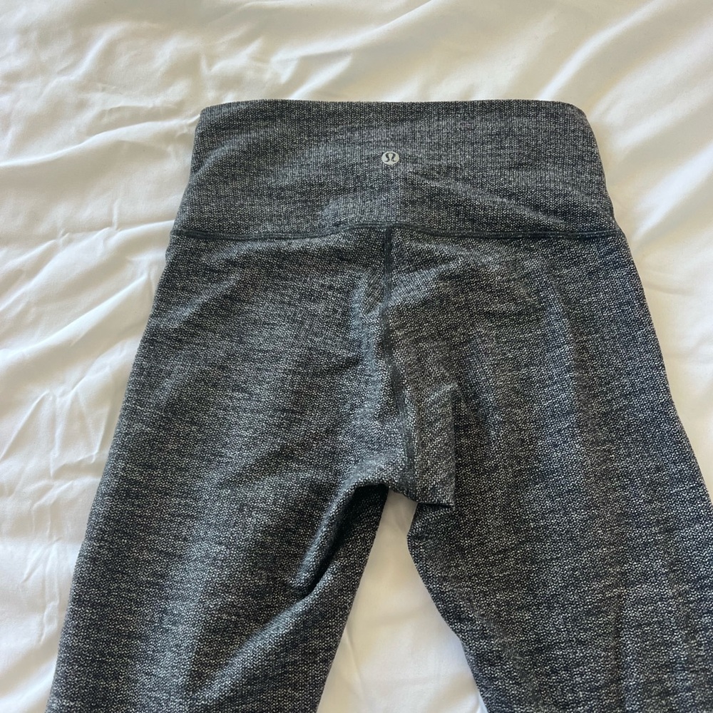 Lululemon Gray Herringbone Leggings